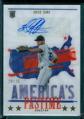 Jose Siri [Gold] Baseball Cards 2022 Panini Chronicles America's Pastime Autographs Prices