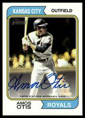 Amos Otis Baseball Cards 2023 Topps Heritage Real One Autographs High Number Prices