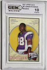 Adrian Peterson #87 Football Cards 2007 Upper Deck Football Heroes Prices
