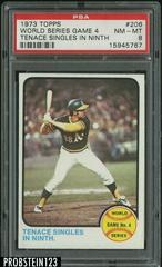 World Series Game 4 [Tenace Singles in Ninth] #206 Baseball Cards 1973 Topps Prices