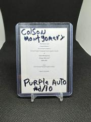 Colson Montgomery [Purple] #BSPA-CMY Baseball Cards 2022 Bowman Chrome Sapphire Autographs Prices
