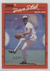 Dave Stieb #87 Baseball Cards 1990 Donruss Aqueous Test Prices