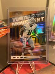 Micah Parsons [Orange] Football Cards 2022 Panini Prestige Youth Movement Prices
