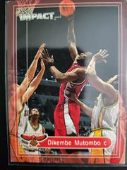 Dikembe Mutombo #154 Basketball Cards 1999 SkyBox Impact Prices
