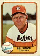 Bill Virdon #61 Baseball Cards 1981 Fleer Prices