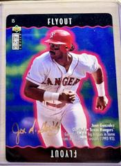 Juan Gonzalez [Flyout Gold Signature] #15 Baseball Cards 1996 Collector's Choice You Make Play Prices