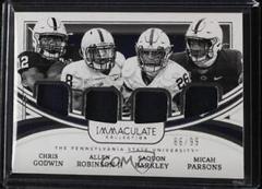 Micah Parsons, Chris Godwin, Saquon Barkley, Allen Robinson II Football Cards 2022 Panini Immaculate Collegiate Monuments Prices