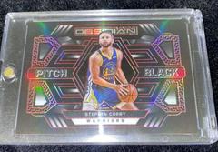 Stephen Curry [Red] #30 Basketball Cards 2021 Panini Obsidian Pitch Black Prices