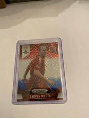 Andres Iniesta [Red Prizm] Soccer Cards 2014 Panini Prizm World Cup Prices