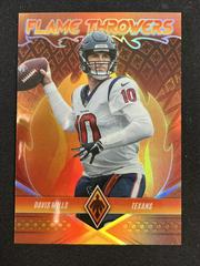Davis Mills [Red] #FT-21 Football Cards 2022 Panini Phoenix Flame Throwers Prices