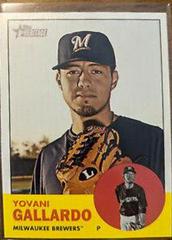 Yovani Gallardo #201 Baseball Cards 2012 Topps Heritage Prices