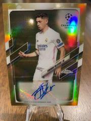 Federico Valverde [Gold Bubbles Refractor] Soccer Cards 2020 Topps Chrome UEFA Champions League Autographs Prices