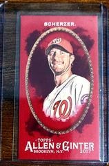 Max Scherzer [Mini Red] #75 Baseball Cards 2017 Topps Allen & Ginter X Prices
