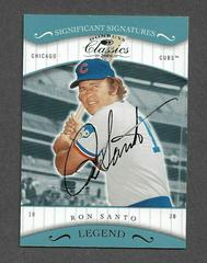 Ron Santo [Significant Signatures] Baseball Cards 2001 Donruss Classics Prices