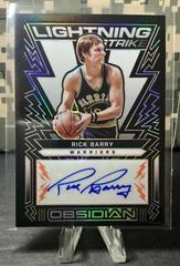 Rick Barry [Orange] #LSS-RBY Basketball Cards 2021 Panini Obsidian Lightning Strike Signatures Prices