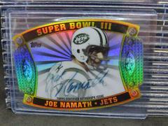 Joe Namath [Autograph] #SB-1 Football Cards 2011 Topps Super Bowl Legends Die Cut Prices
