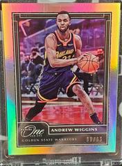 Andrew Wiggins #40 Basketball Cards 2020 Panini One and One Prices