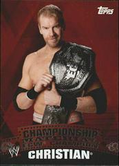 Christian Wrestling Cards 2010 Topps WWE Championship Material Prices