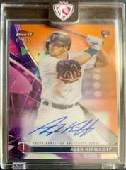 Alex Kirilloff [Orange Refractor] Baseball Cards 2021 Topps Finest Autographs Prices