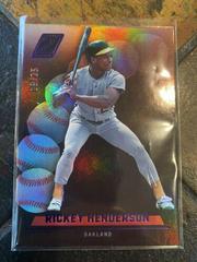 Rickey Henderson [Purple] #21 Baseball Cards 2023 Panini Chronicles Zenith Prices