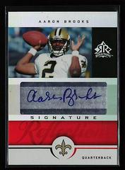 Aaron Brooks [Red] Football Cards 2005 Upper Deck Reflections Signatures Prices