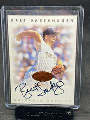 Bret Saberhagen Baseball Cards 1996 Leaf Signature Autographs Prices