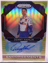 Denny Hamlin [Gold] #E-DH Racing Cards 2020 Panini Prizm Nascar Endorsements Autographs Prices