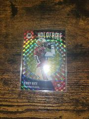 Jerry Rice [Reactive Yellow] #14 Football Cards 2021 Panini Mosaic HoloFame Prices