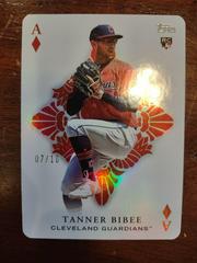 Tanner Bibee [Red] #AA-68 Baseball Cards 2023 Topps Update All Aces Prices