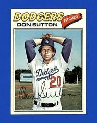 Don Sutton #620 Baseball Cards 1977 Topps Prices