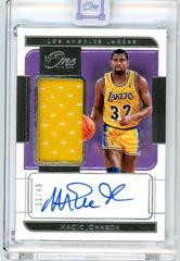 Magic Johnson Basketball Cards 2021 Panini One and One Jersey Autographs Prices