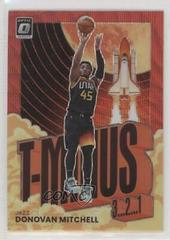 Donovan Mitchell [Red Wave] #5 Basketball Cards 2021 Panini Donruss Optic T Minus 3 2 1 Prices