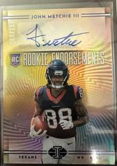 John Metchie III [Green] Football Cards 2022 Panini Illusions Rookie Endorsements Autographs Prices