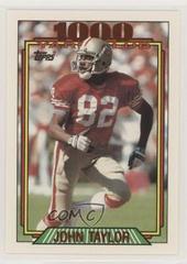 John Taylor #19 Football Cards 1992 Topps 1000 Yard Club Prices