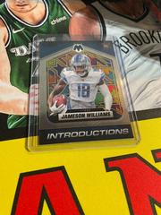 Jameson Williams #I-8 Football Cards 2022 Panini Mosaic Introductions Prices