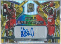 Elton Brand [Gold] Basketball Cards 2021 Panini Spectra Full Spectrum Signatures Prices