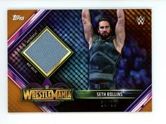 Seth Rollins [Bronze] Wrestling Cards 2019 Topps WWE Road to Wrestlemania Mat Relics Prices