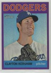 Clayton Kershaw [Purple Refractor] Baseball Cards 2013 Topps Heritage Chrome Prices