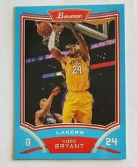 Kobe Bryant [Blue] #24 Basketball Cards 2008 Bowman Prices
