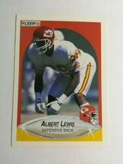 Albert Lewis Football Cards 1990 Fleer Prices