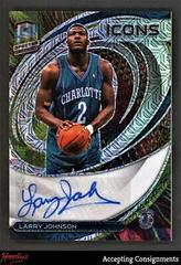 Larry Johnson [Meta] #IA-LRJ Basketball Cards 2021 Panini Spectra Icons Autographs Prices