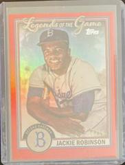 Jackie Robinson [Red] #LG-5 Baseball Cards 2023 Topps Legends of the Game Prices