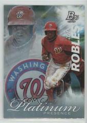 Victor Robles #PP-VR Baseball Cards 2017 Bowman Platinum Presence Prices