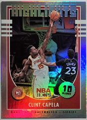 Clint Capela Basketball Cards 2021 Panini Hoops Highlights Prices