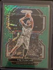Tim Duncan [Green Shimmer] #268 Basketball Cards 2021 Panini Prizm Prices