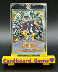 George Pickens [Neon Splatter] Football Cards 2022 Panini Spectra Rookie Aura Prices