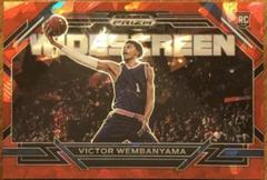 Victor Wembanyama [Red Ice] #1 Basketball Cards 2023 Panini Prizm Draft Picks Widescreen Prices