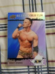 Ricky Starks [Blue Purple] #R-36 Wrestling Cards 2022 Upper Deck Allure AEW Color Flow Prices