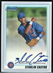 Starlin Castro [Refractor Autograph] Baseball Cards 2010 Bowman Chrome Prospects Prices