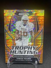 Vince Young [Orange Pulsar] #TH-16 Football Cards 2023 Panini Prizm Draft Picks Trophy Hunting Prices